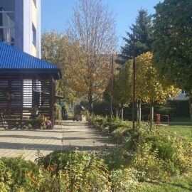 Ogród przedszkolny w jesiennej odsłonie Ogród przedszkolny w jesiennej odsłonie