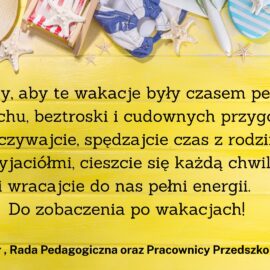 Wakacyjne życzenia Wakacyjne życzenia